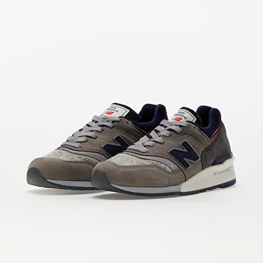 Men s shoes New Balance x Woolrich 997 Grey Blue Red Footshop