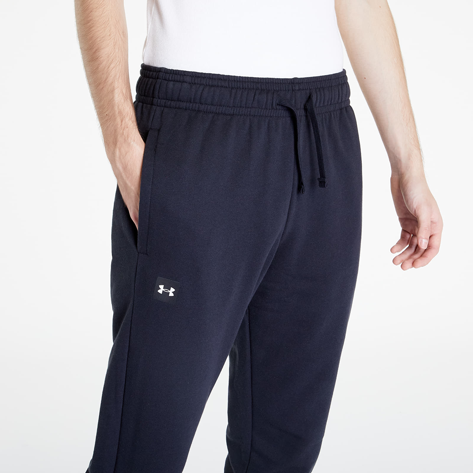 Broeken en spijkerbroeken Under Armour Rival Fleece Joggers Black/ Onyx White
