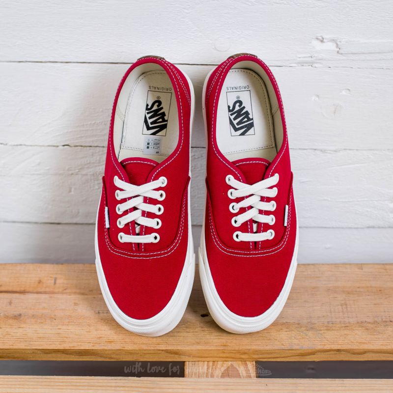 Vans OG Authentic LX (Suede/ Canvas) Chilli Pepper/ Teak | Footshop