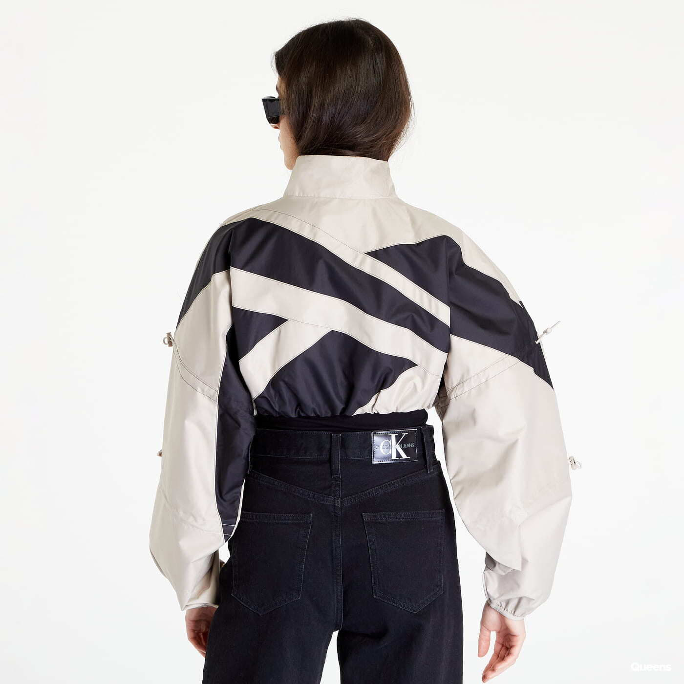 Vestes  Reebok x Cardi B Woven Crop Jacket Moderate Beige