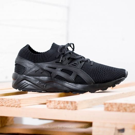 Men s shoes Asics Gel Kayano Trainer Knit Black Black Footshop