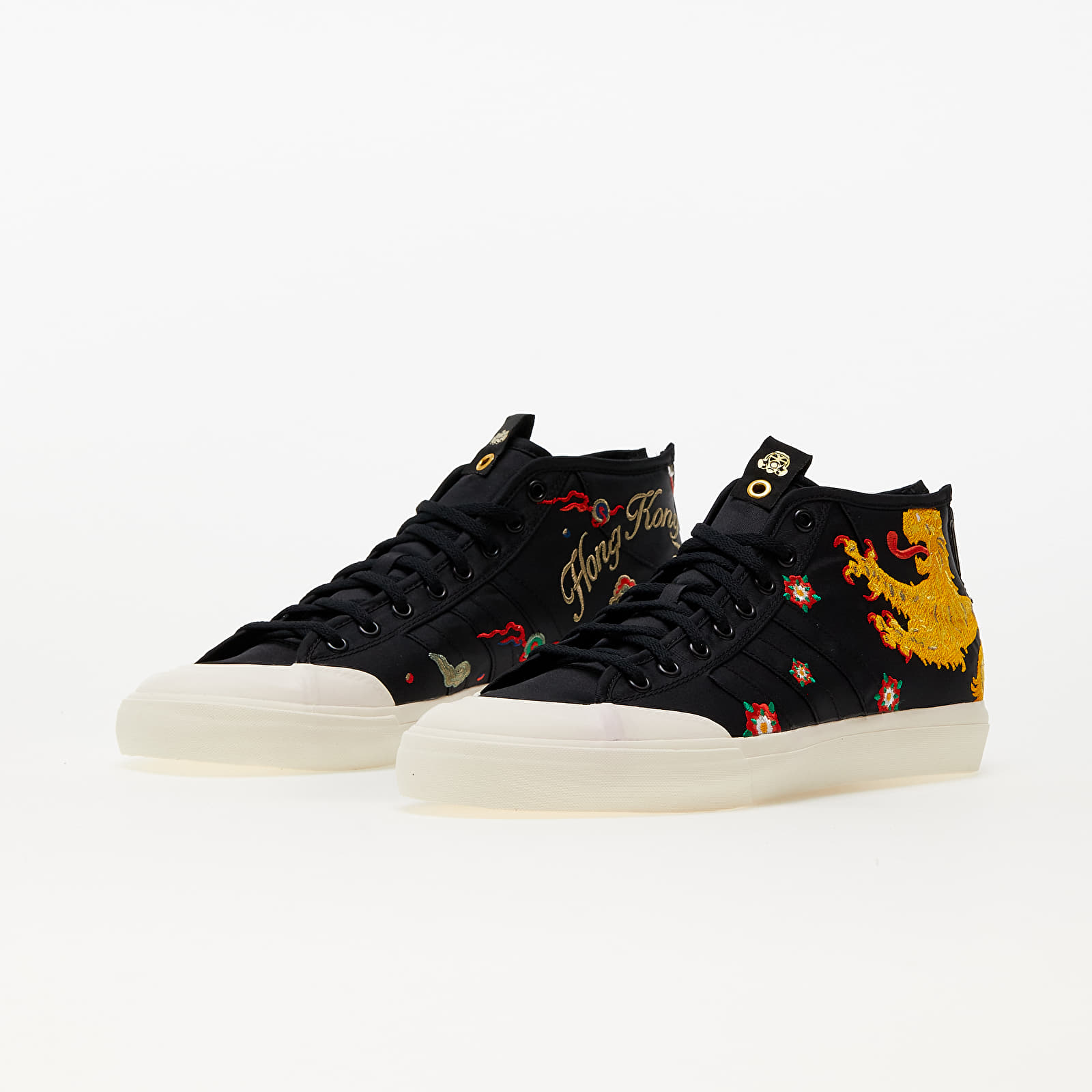 Men s shoes adidas Consortium x Patrol x Juice Matchcourt Mid S.E. Core Black Core Black Gold Metallic Footshop