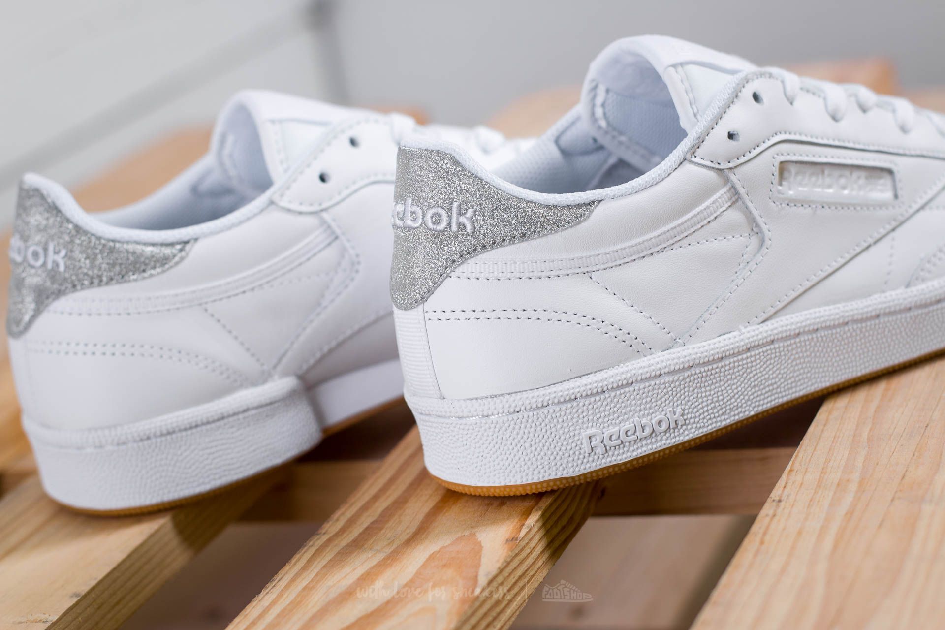 Women s shoes Reebok Club C 85 Diamond W White Gum Footshop