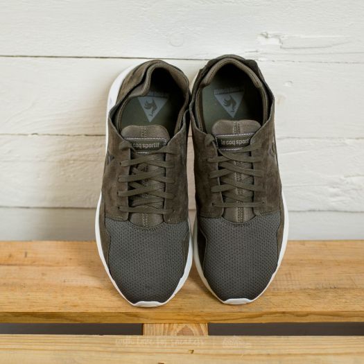 Men s shoes le coq sportif LCS R Pure Mono Luxe Olive Night Footshop