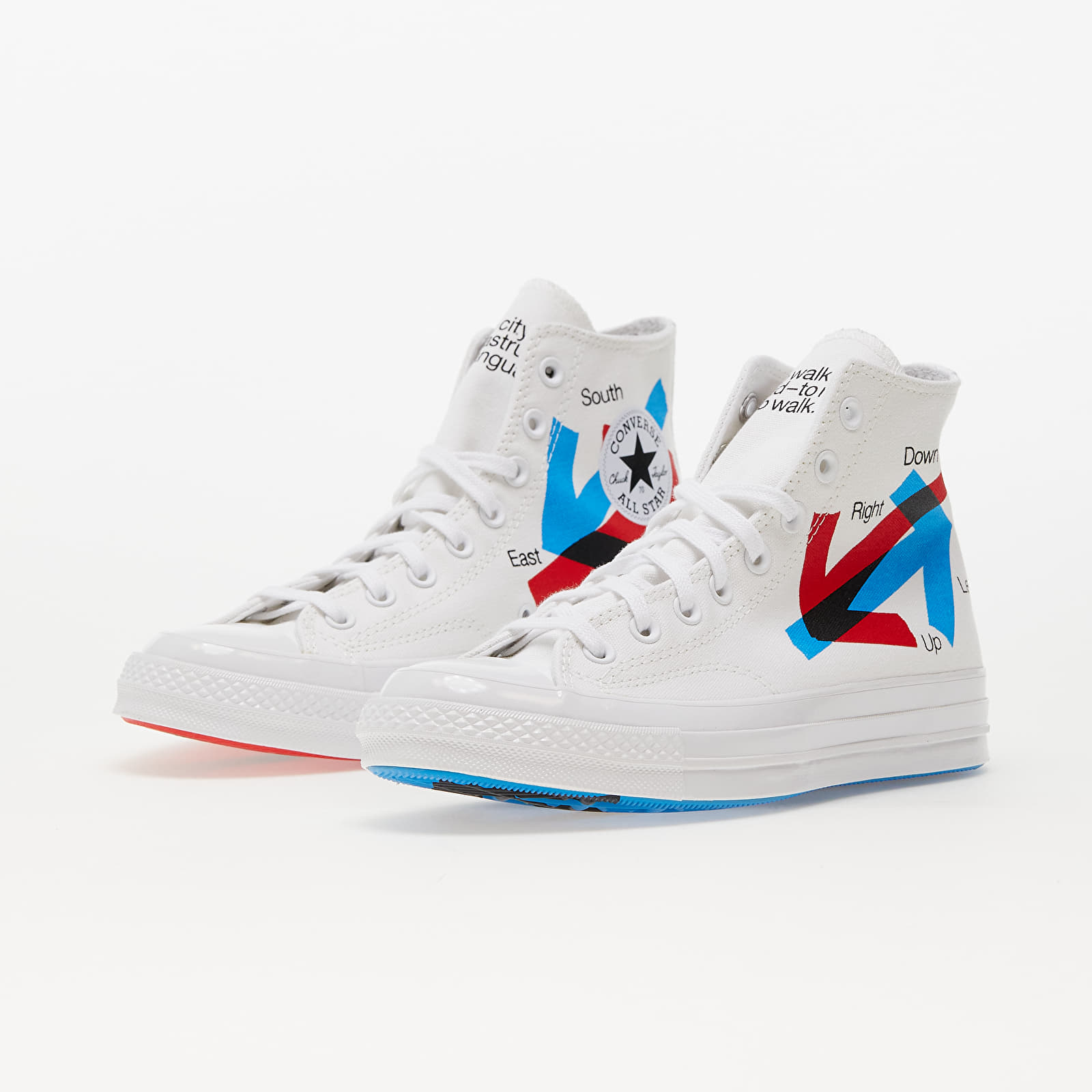 Moški čevlji Converse x Patta Chuck 70 White/ Fiery Red/ Diva Blue
