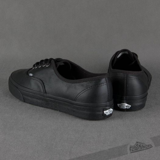 Men's shoes Vans Authentic - Black (leather) (VQERL9M VB3) | Footshop