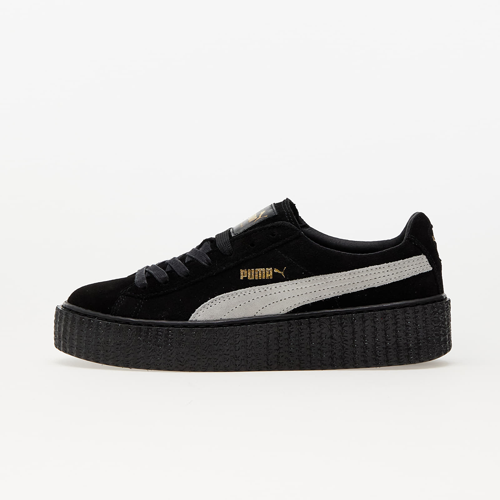 Damen Sneaker und Schuhe Puma x Rihanna Suede Creeper Black-Star White-Black