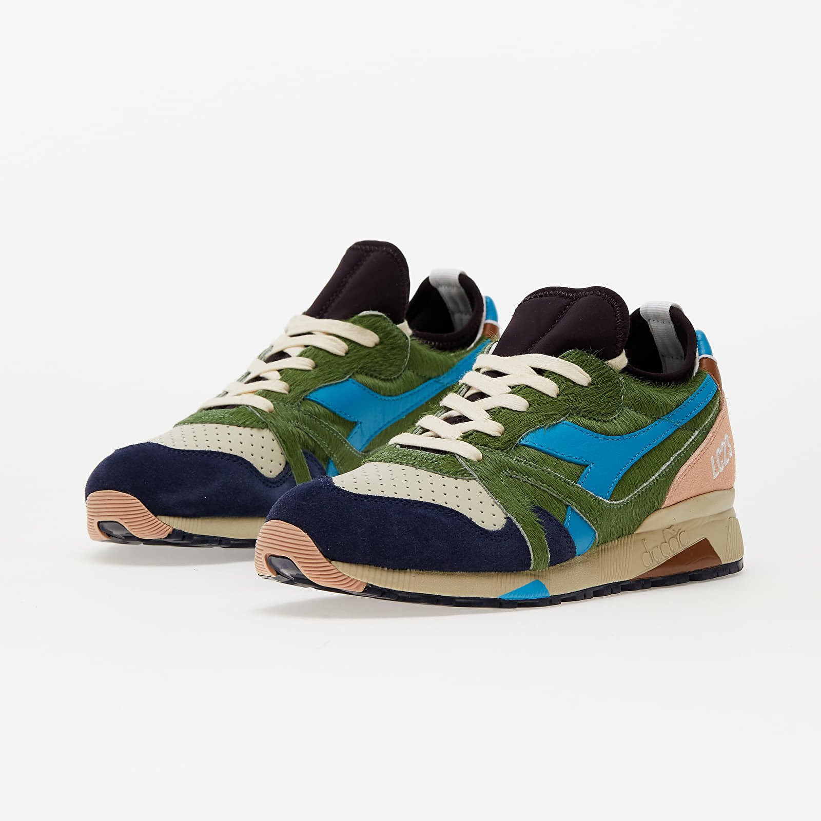 Men s shoes Diadora x LC23 N9000 Socks Terra Green Botanic Footshop