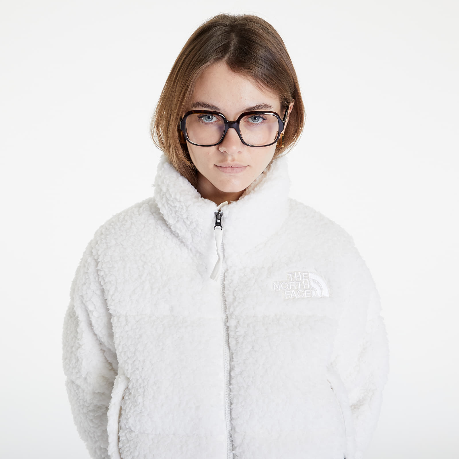 Giacche e cappotti The North Face High Pile Nuptse Jacket White