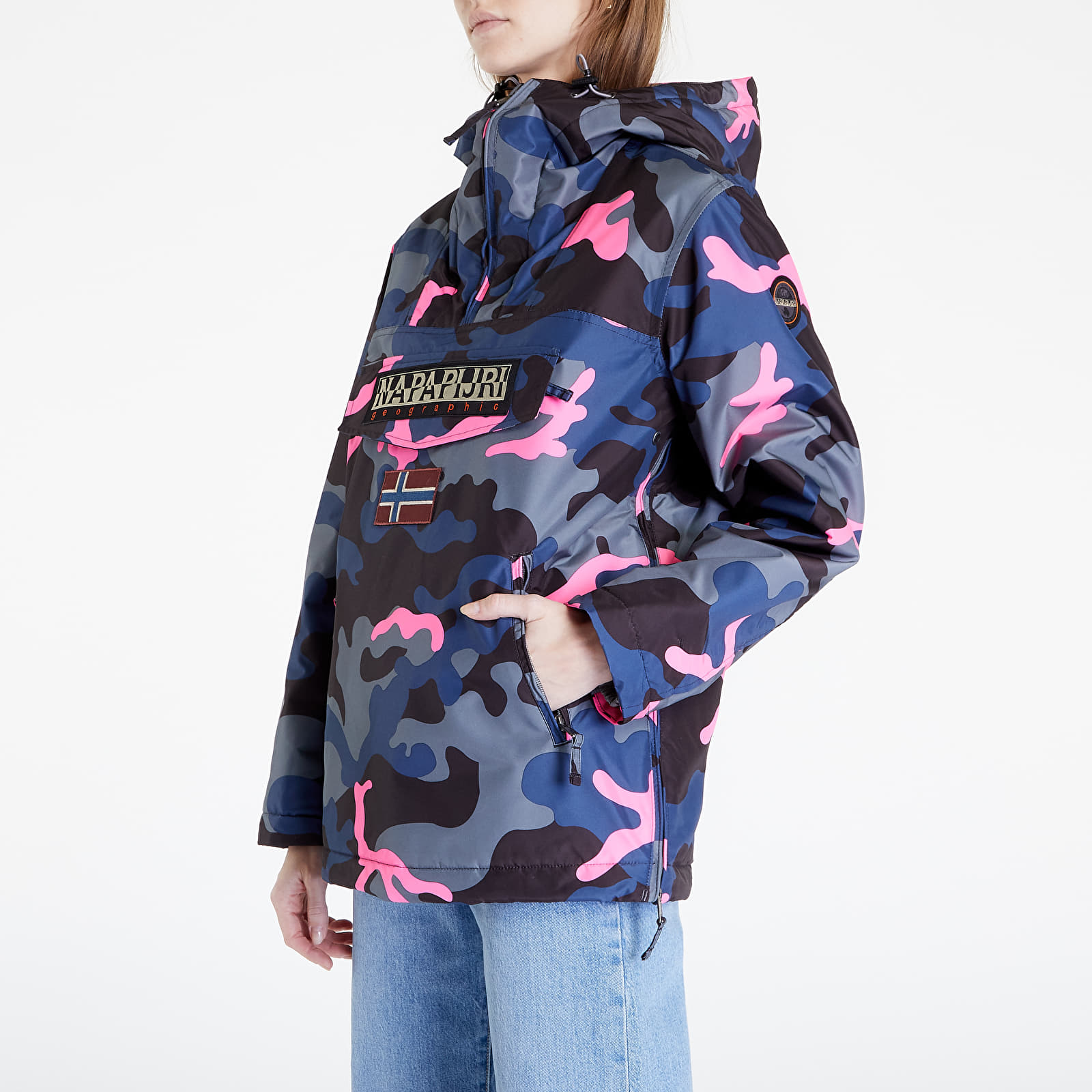 Napapijri pink camo new arrivals