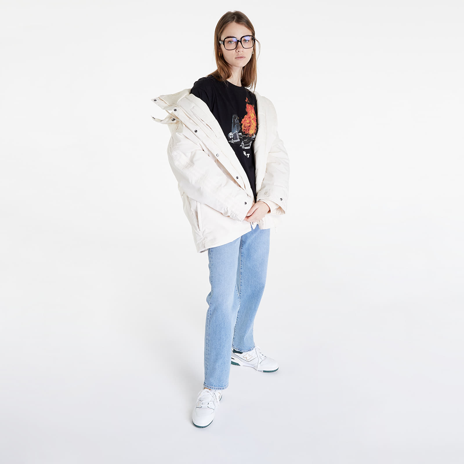 Jacken und Mäntel adidas Parka Wonder White