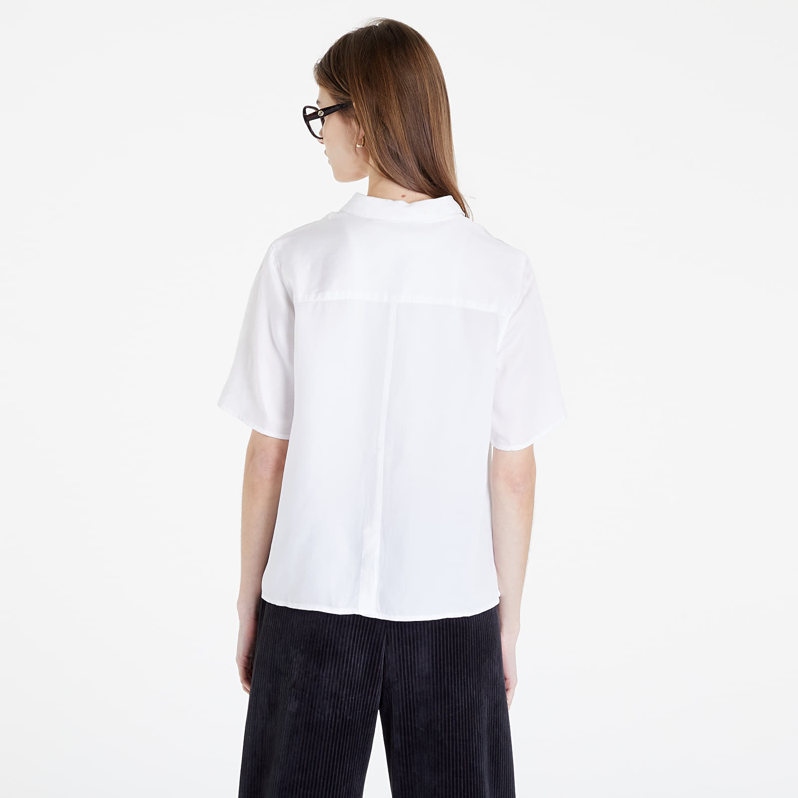 Košile SELECTED Kalli Cropped Shirt Bright White