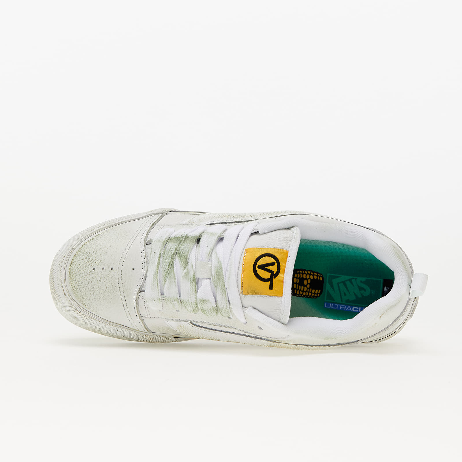 Férfi cipők Vans Vault x Deaton Chris Anthony Knu Skool LX Green/ True White