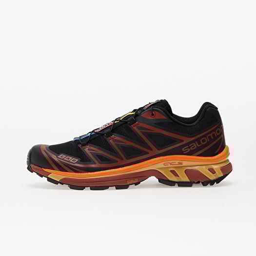 Men s shoes Salomon XT 6 Black Chocolate Plum Vibrant Orange