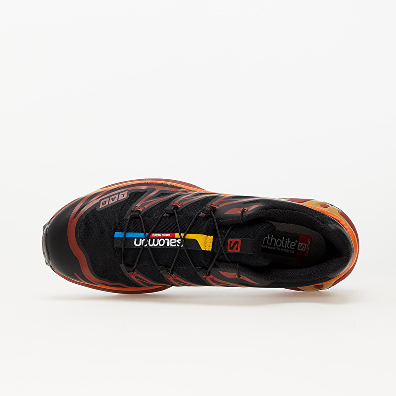 Men's shoes Salomon XT-6 Black/ Chocolate Plum/ Vibrant Orange