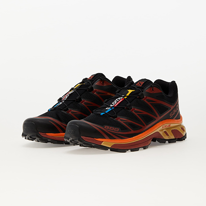 Salomon XT-6 Black/ Chocolate Plum/ Vibrant Orange | Footshop