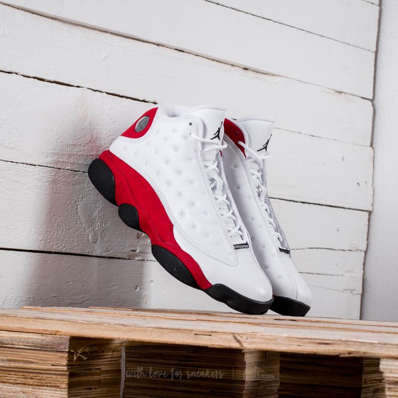 Чоловіче взуття Air Jordan 13 Retro White/ Black-Team Red (414571