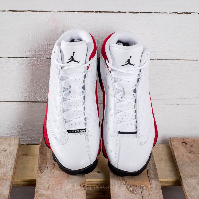 H*』様 Nike Air Jordan 13 ホワイト Чоловіче взуття Air Jordan 13 Retro White/ Black-Team Red (414571
