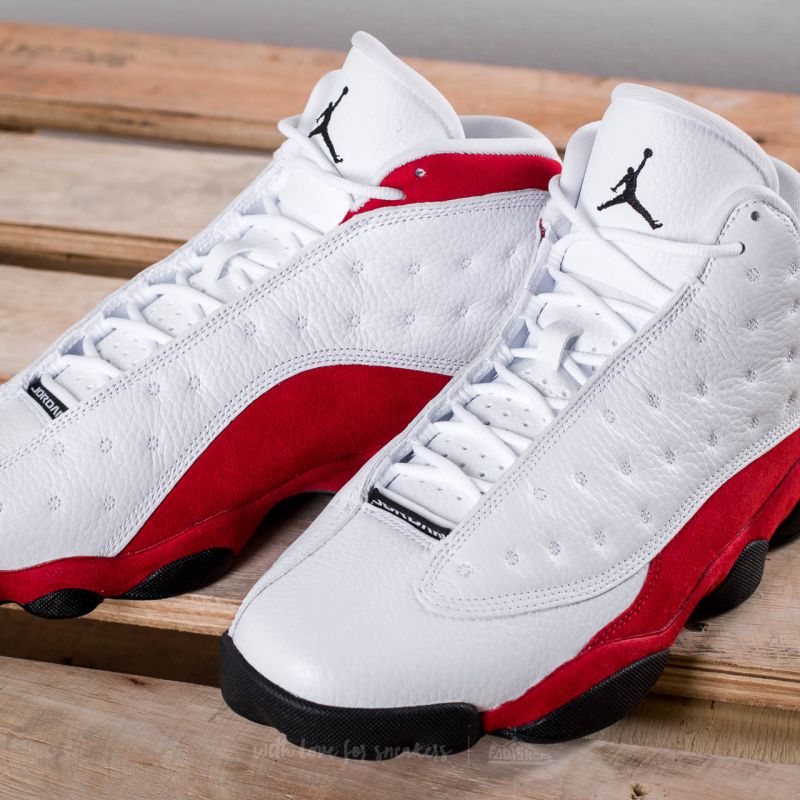 Чоловіче взуття Air Jordan 13 Retro White/ Black-Team Red (414571