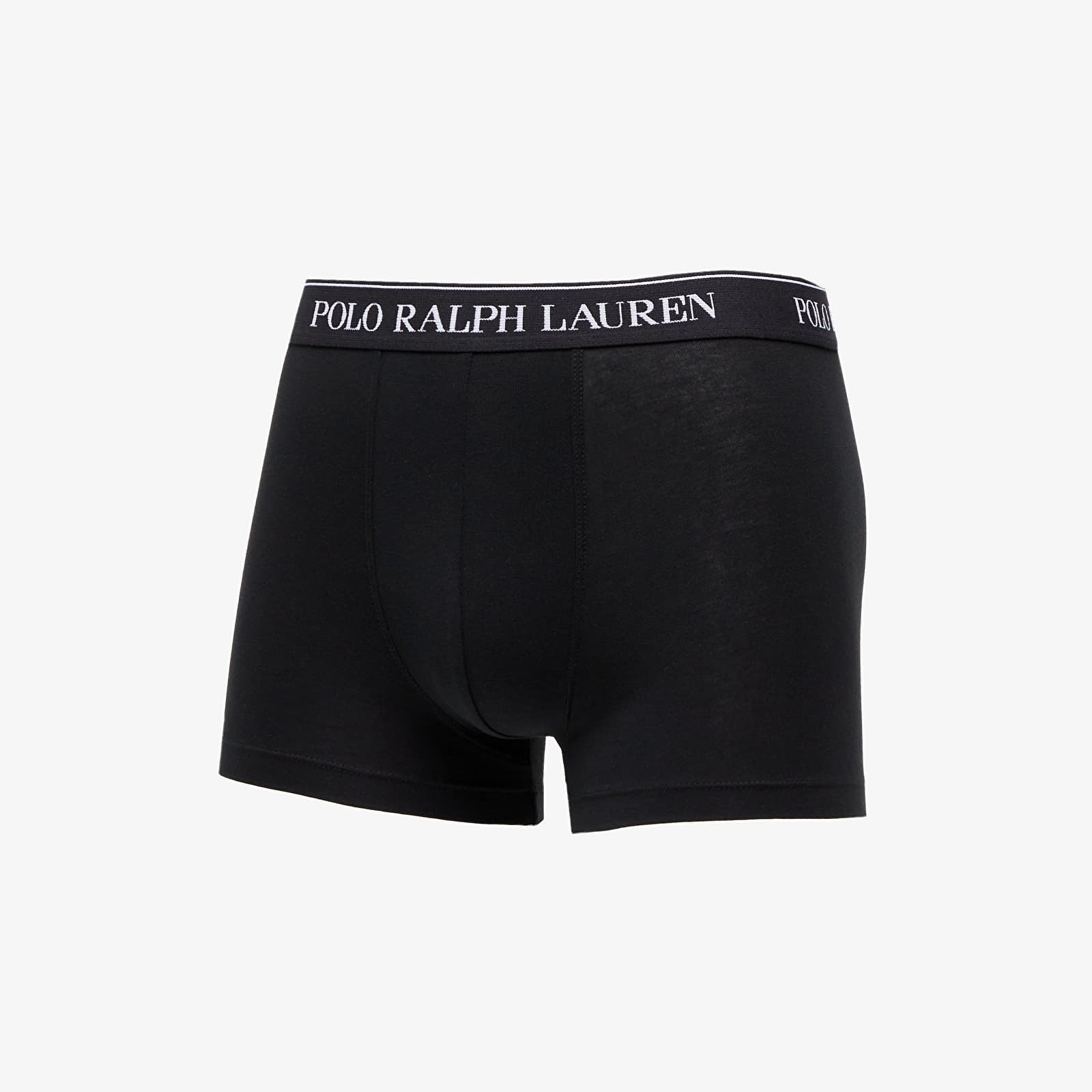 Ralph Lauren Stretch Cotton Classic Trunks Grey/ White/ Black - 1 | YEO