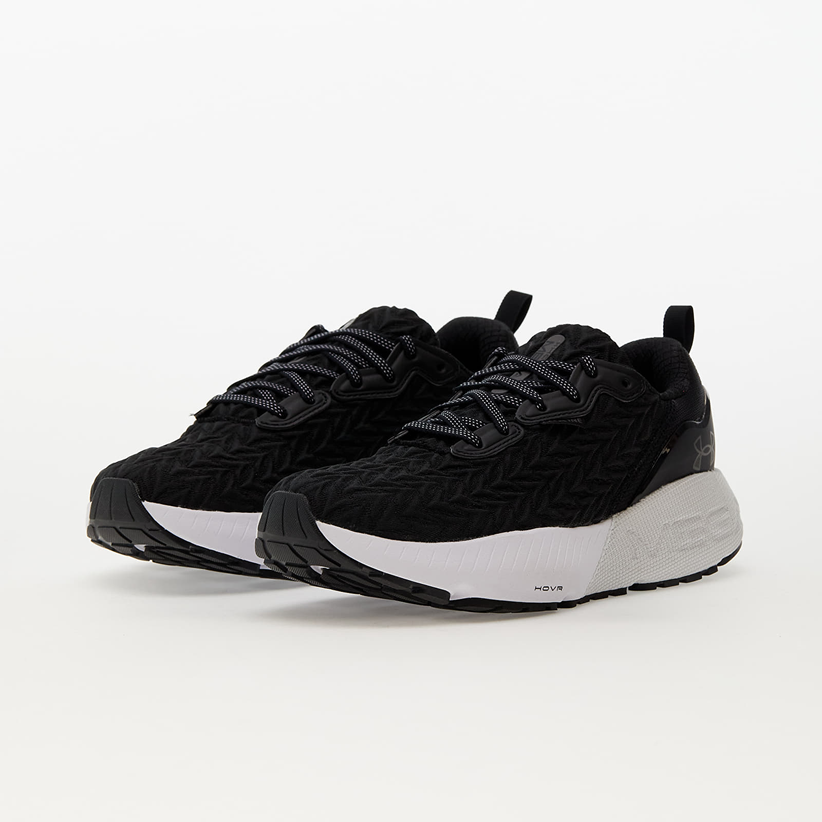 Pánské tenisky a boty Under Armour HOVR Mega 3 Clone Black/ White/ Metallic Gun Metal