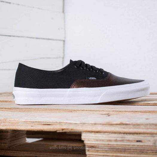 Women s shoes Vans Authentic Decon Metallic Canvas Black Footshop