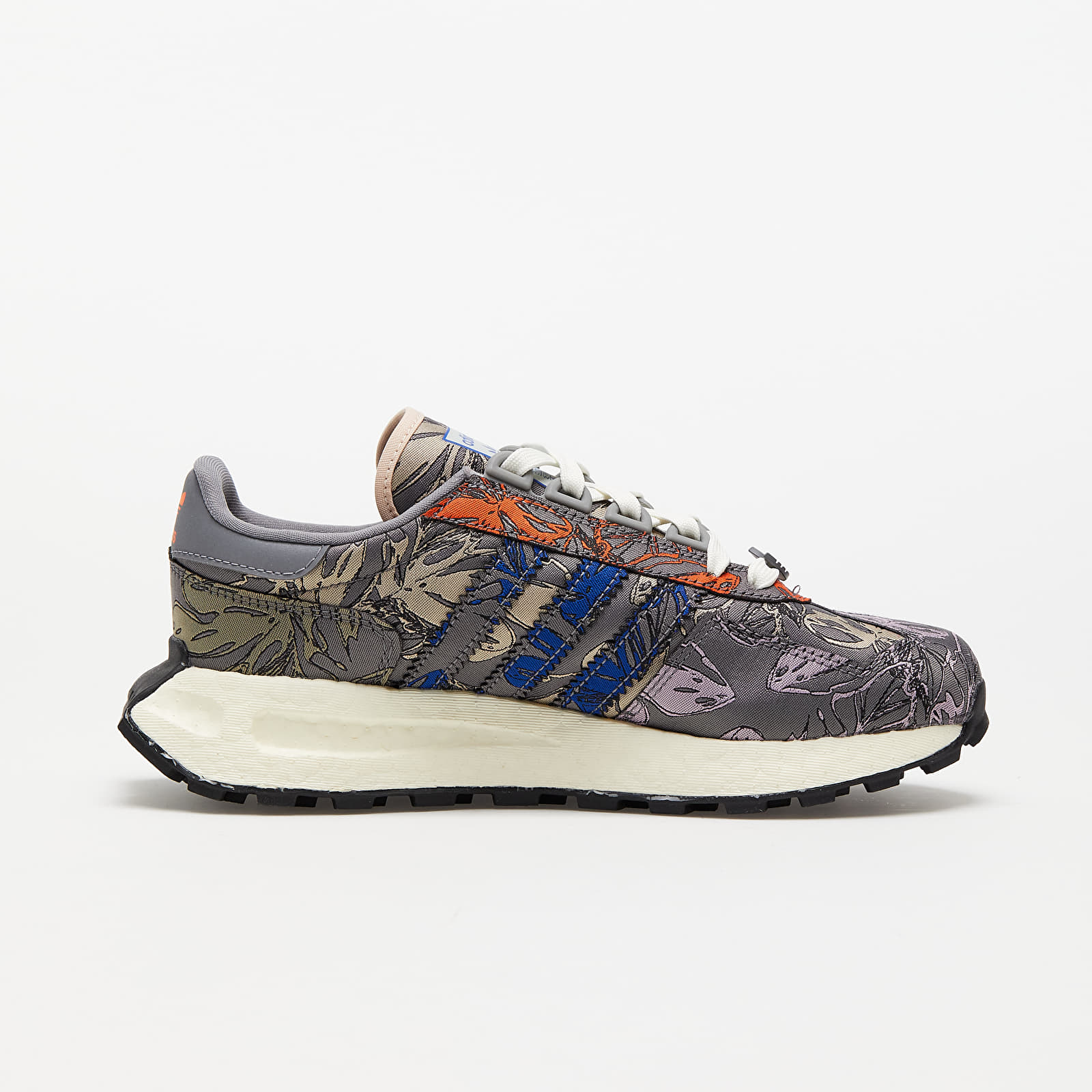 Női cipők adidas Retropy E5 W Grey Three/ Royal Blue/ Off White