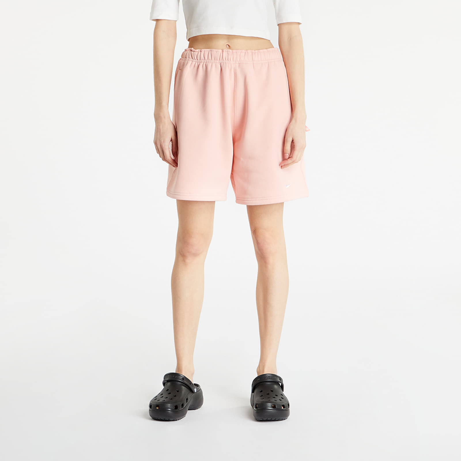Coral nike shorts store