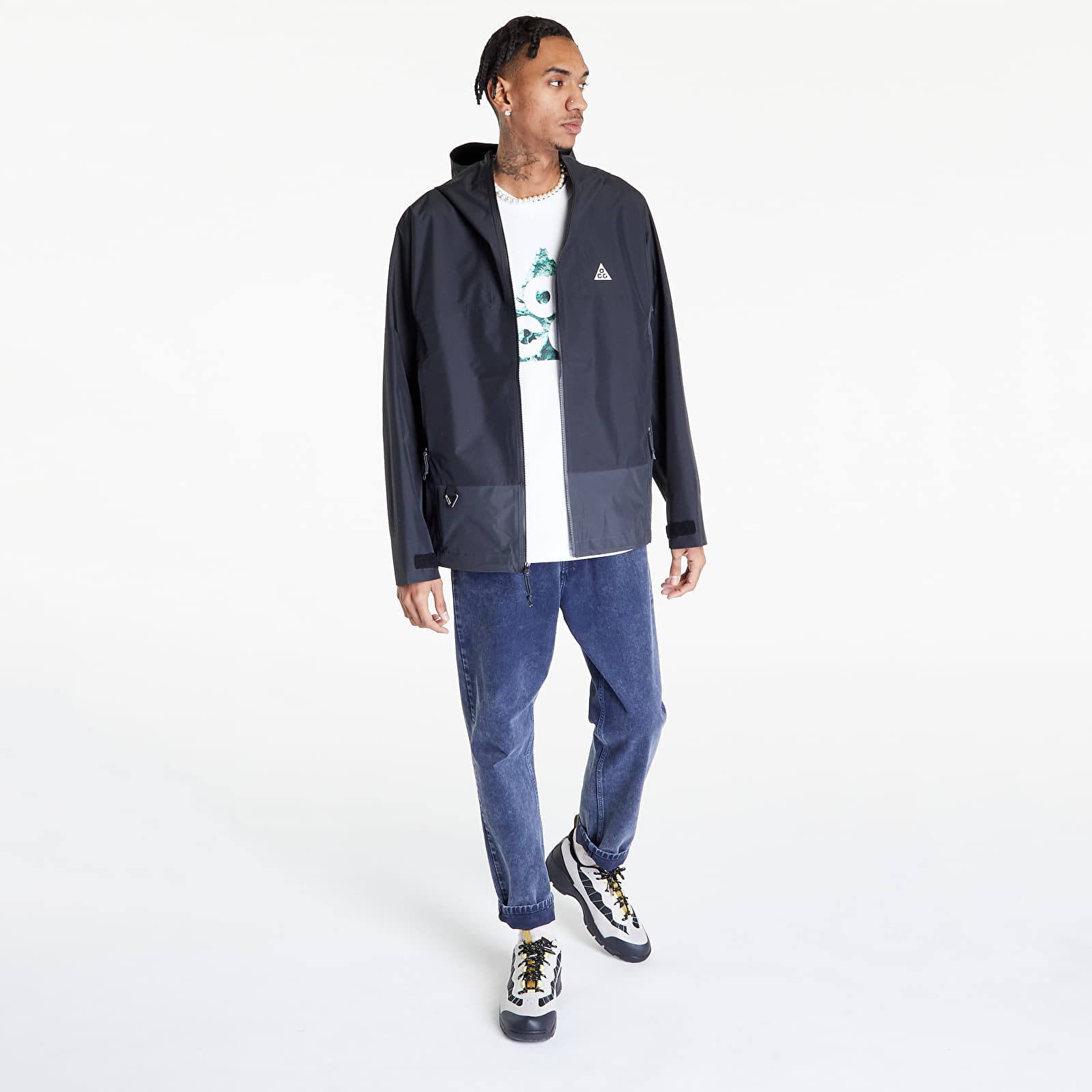 Chaquetas Nike ACG Storm-FIT Cascade Rains Full-Zip Jacket Off Noir/ Off Noir/ Summit White