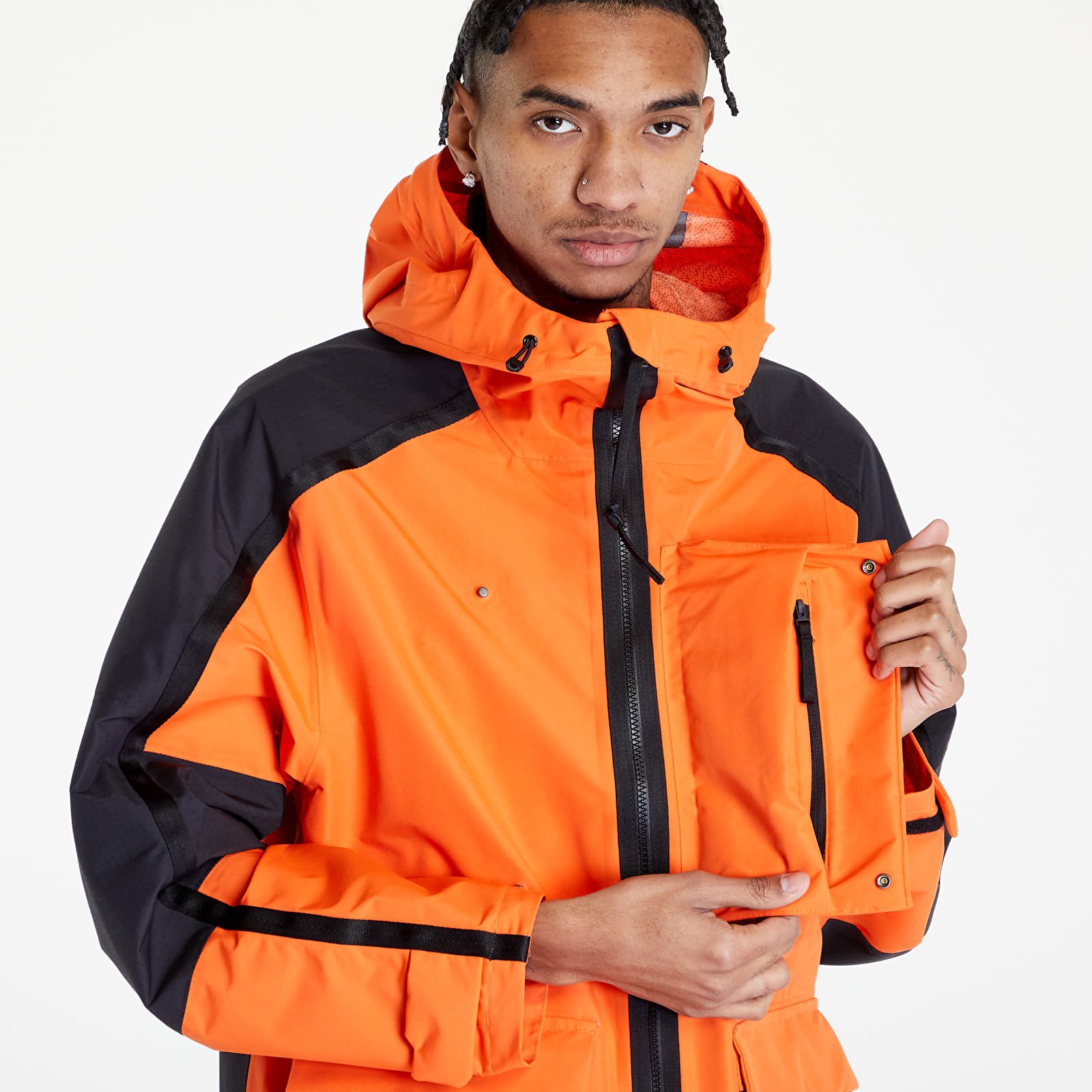 Jackets adidas Terrex XPLORIC RAIN.RDY City Semi Impact Orange/ Black