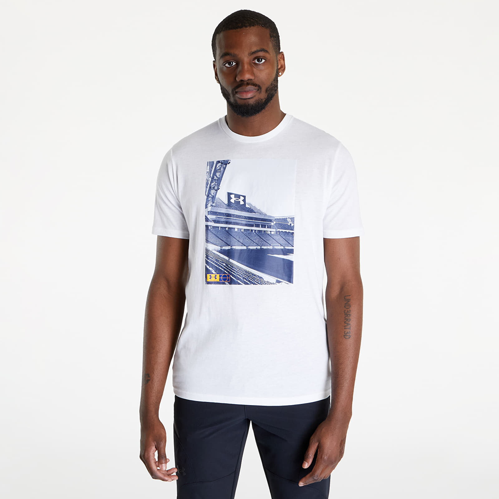 T-shirts Under Armour Photoreal Field Gf Ss White/ Bauhaus Blue