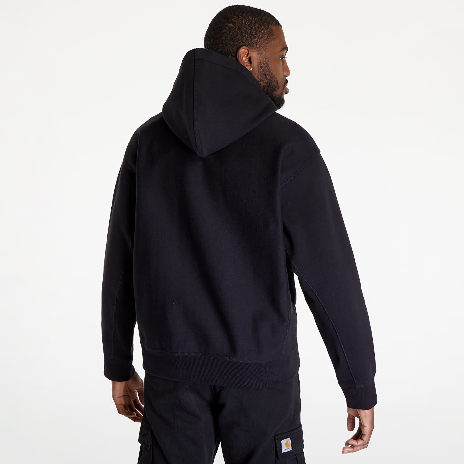 Sweatshirts Carhartt WIP Hooded American Script Sweat Black