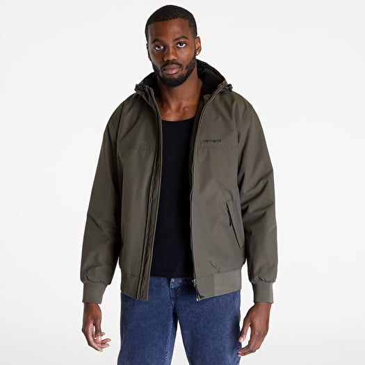 Jackets Carhartt WIP Hooded Sail Jacket Cypress Black Footshop