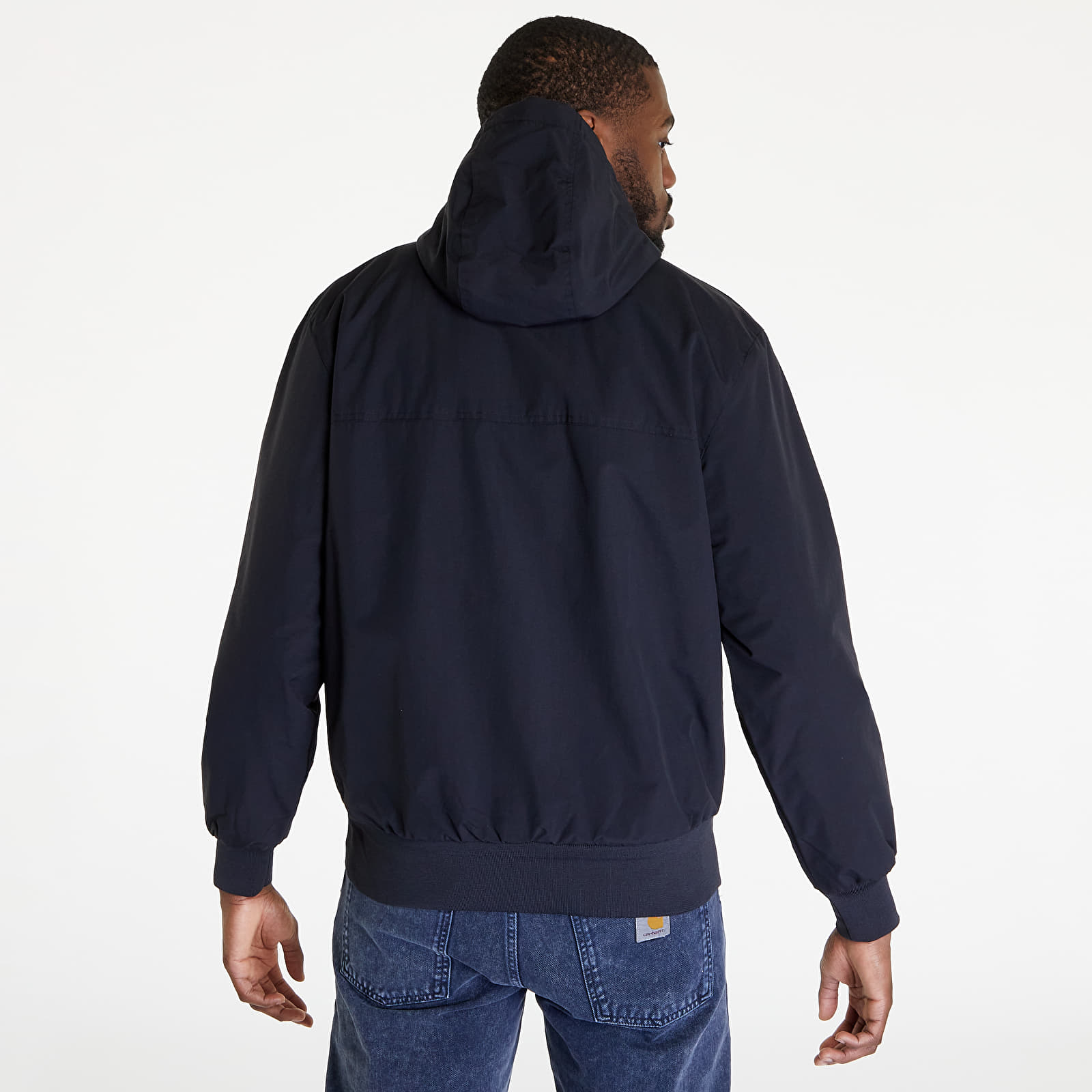 Striukės Carhartt WIP Hooded Sail Jacket Black/ White