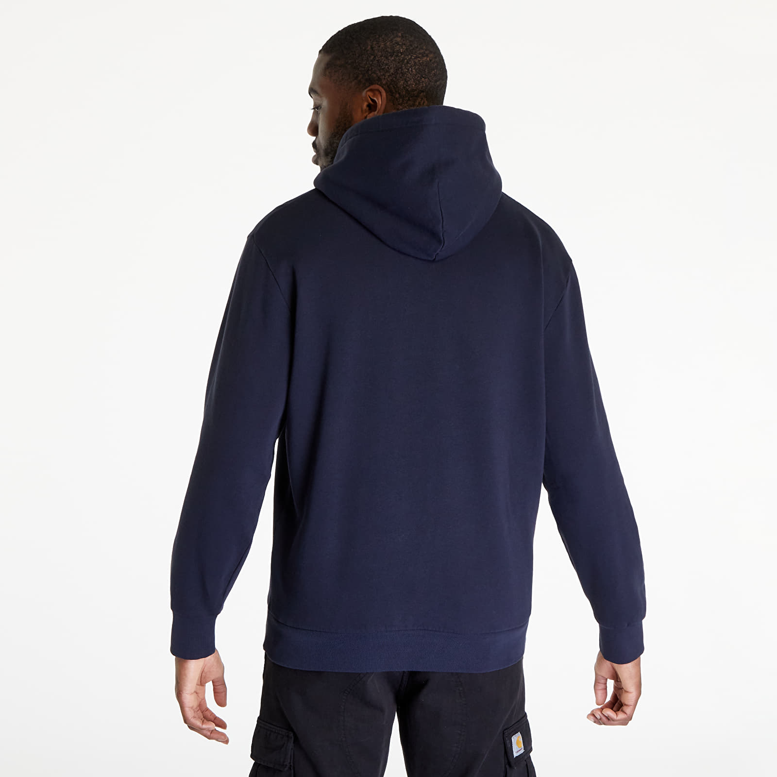 Hanorace Carhartt WIP Hooded Scrawl Sweat Dark Navy/ Bonsaï