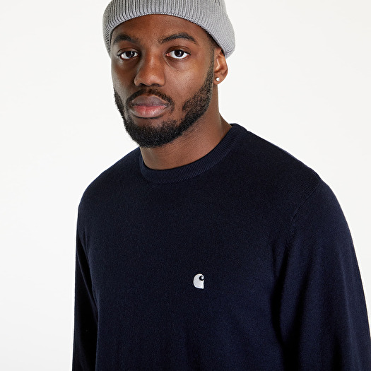 Sweaters Carhartt WIP Madison Sweater Dark Navy Wax Footshop
