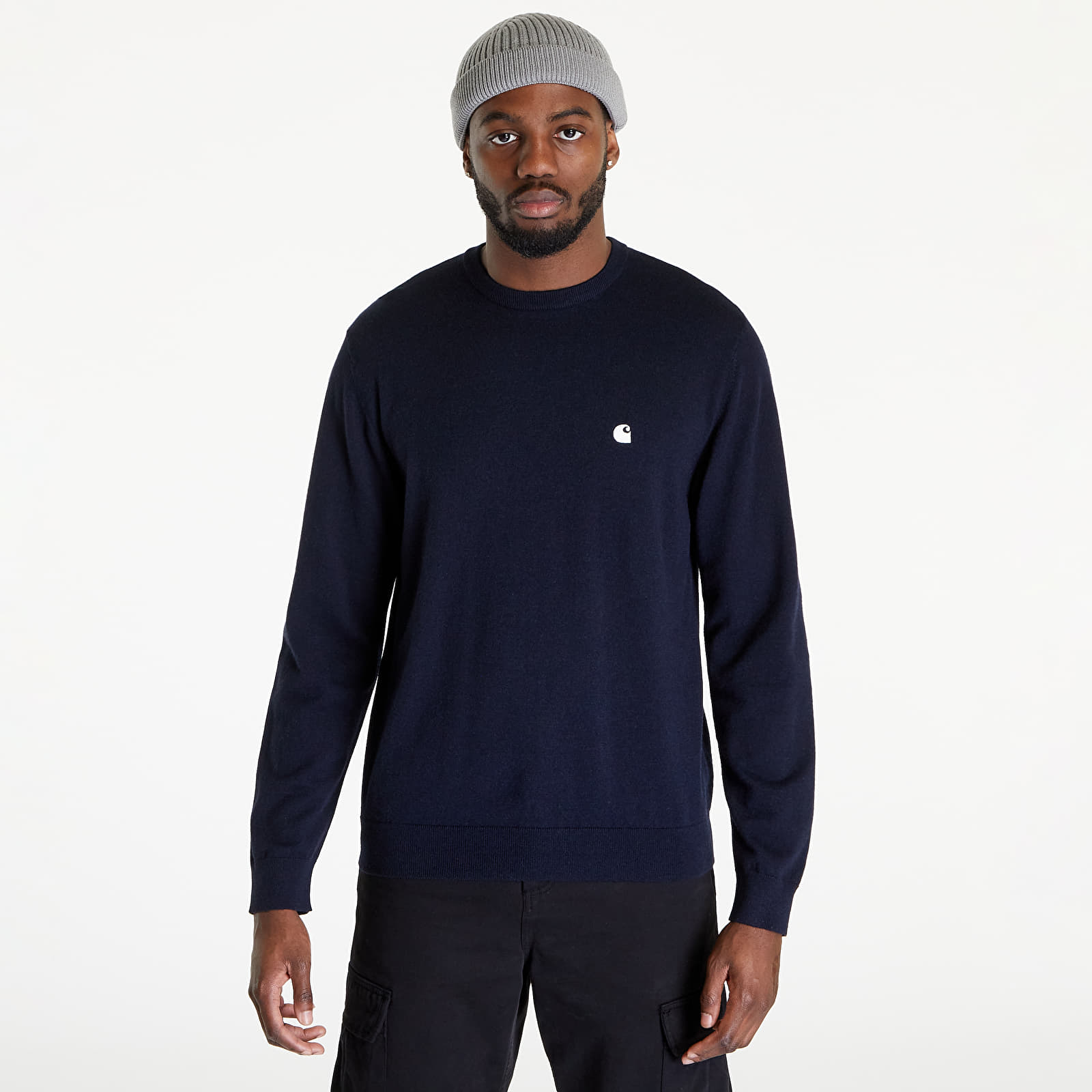 Sweaters Carhartt WIP Madison Sweater Dark Navy/ Wax