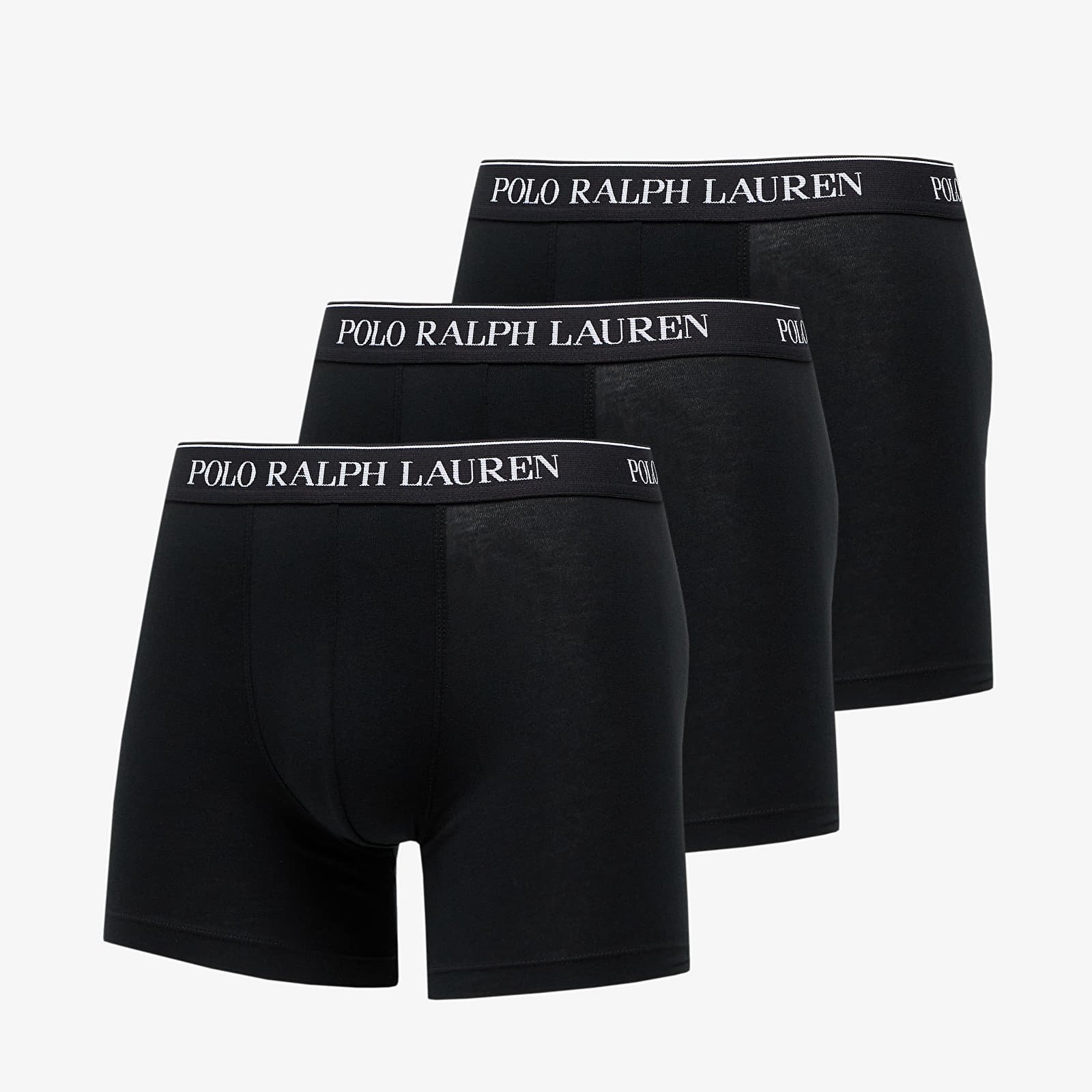 Boxer Ralph Lauren Stretch Cotton Boxer Briefs 3-Pack Black