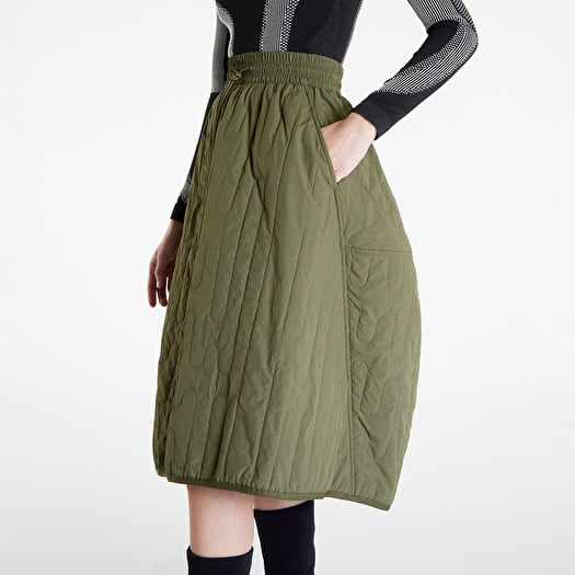 Skirts Y 3 Classic Light Down Quilted Skirt Focus Olive Footshop