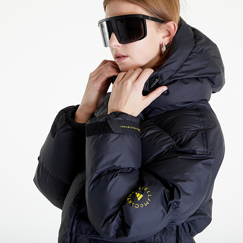 adidas x Stella McCartney Mid-Length Padded Winter Jacket Black