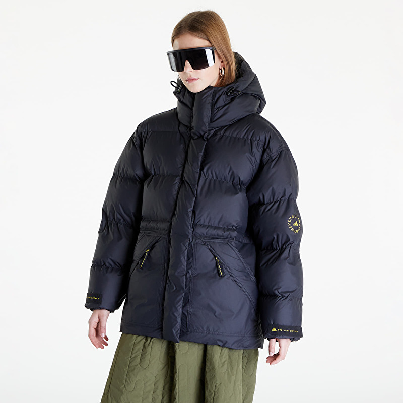 adidas x Stella McCartney Mid-Length Padded Winter Jacket Black