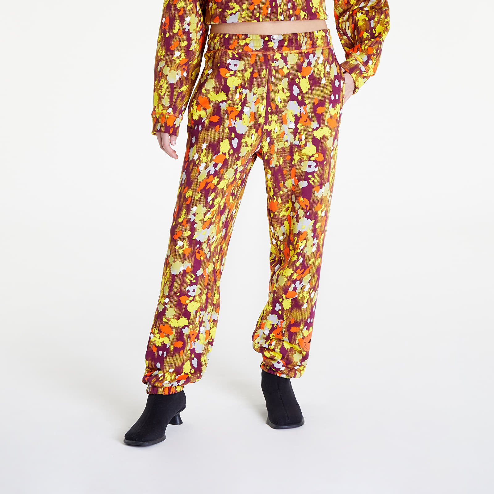Hosen adidas x Stella McCartney Sweatpants White/ Clear Onix/ Yellow