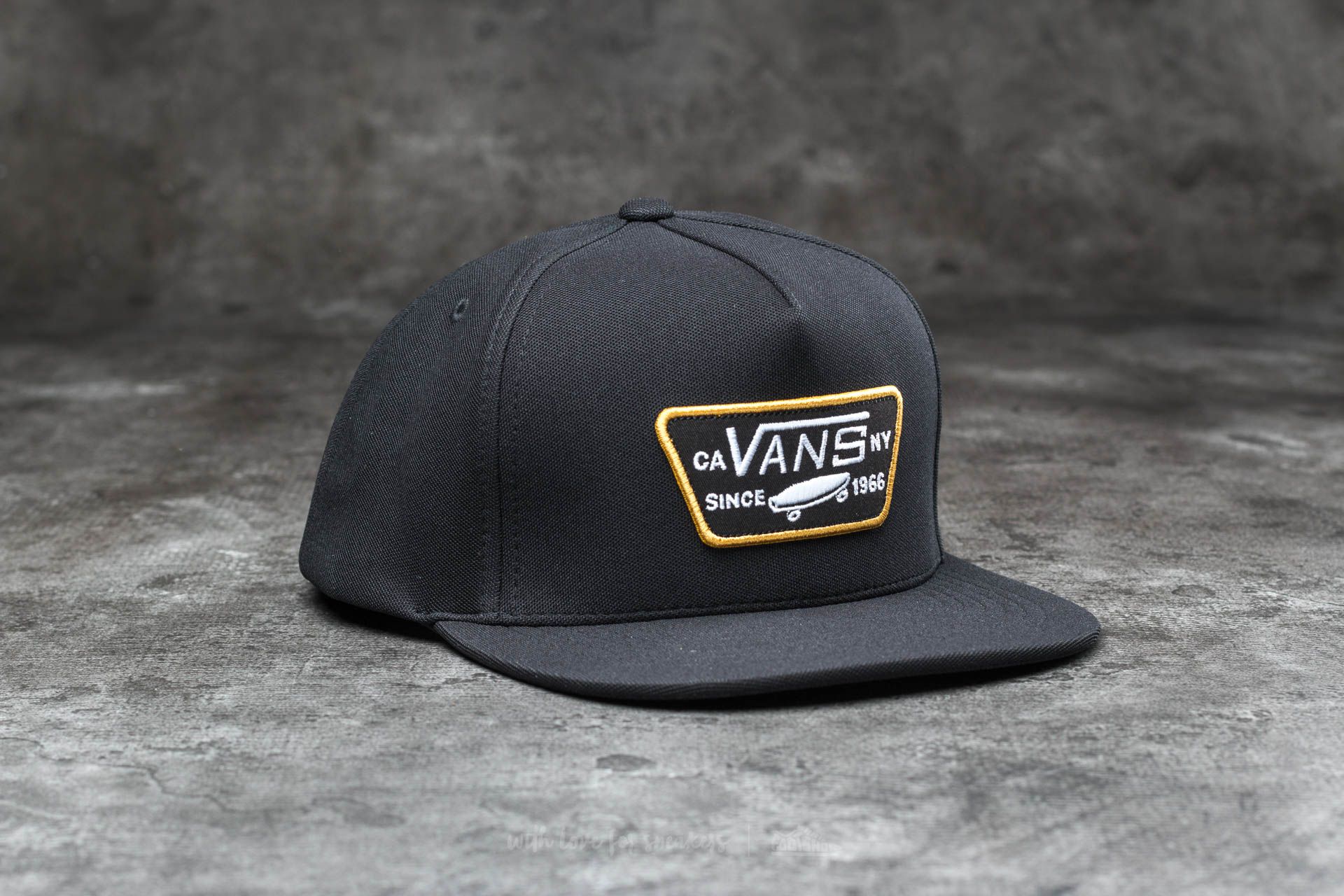 Caps Vans Full Patch Snapback Black Tawny Olive Footshop