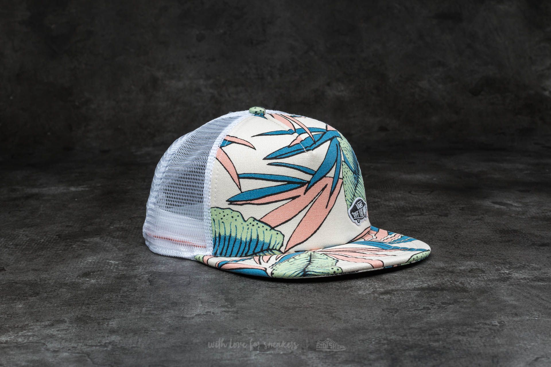 Čepice Vans Beach Bound  Trucker White Sand Tropical