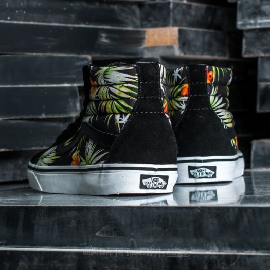 Men s shoes Vans Sk8 Hi Reissue Decay Palms Black True Footshop