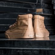 邦楽 SWEETER THAN SWEET / VISION QUESTA Women's shoes Vans Sk8-Hi Slim Cutou Square Perf Amberlight