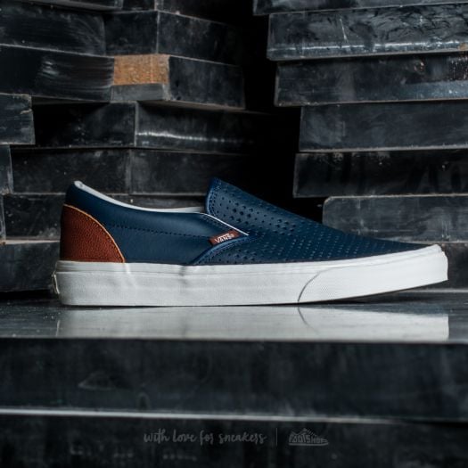 Vans classic deals slip on leather