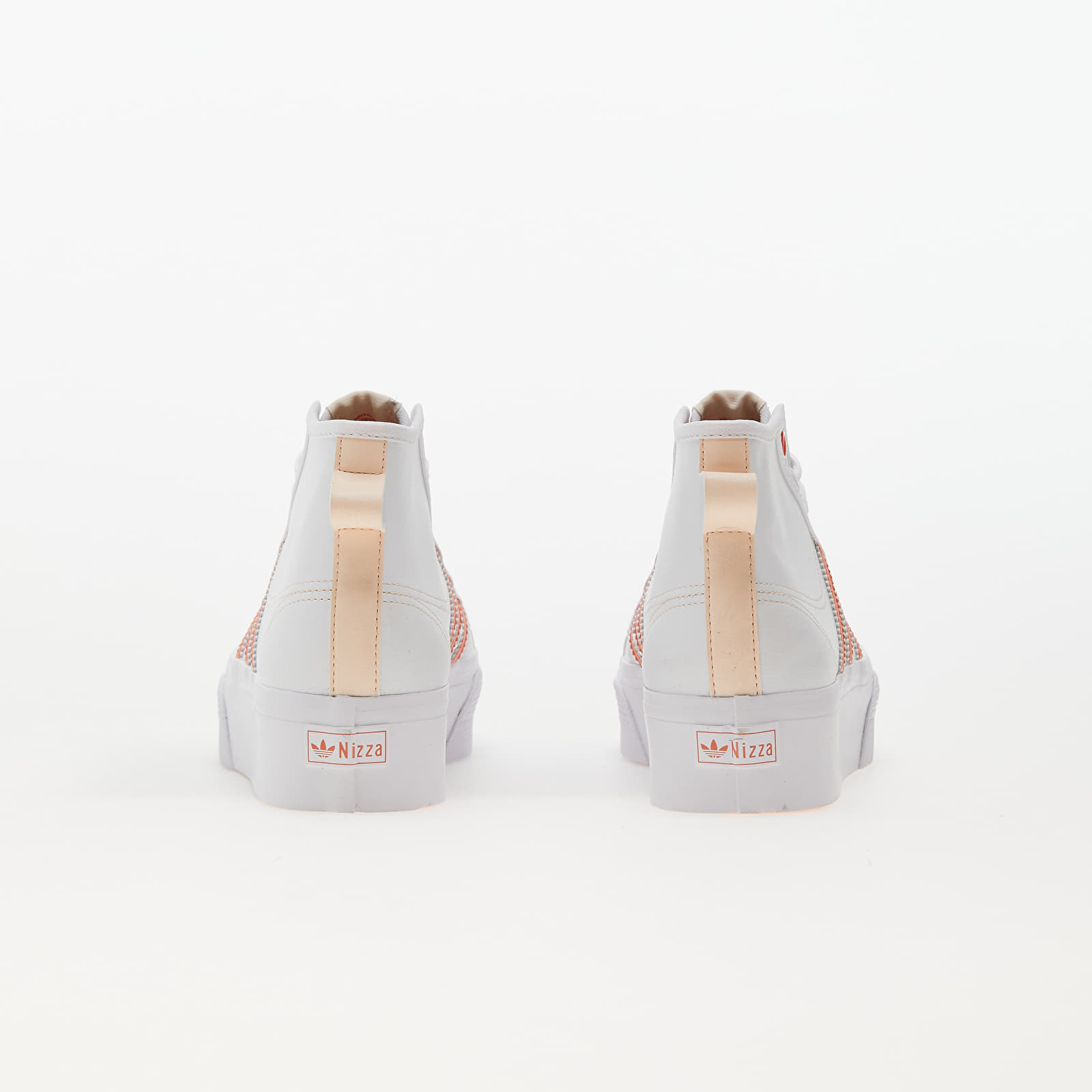 Women's shoes adidas Nizza Platform Mid Her Vegan W Ftw White/ Seimor/ Bliss Orange