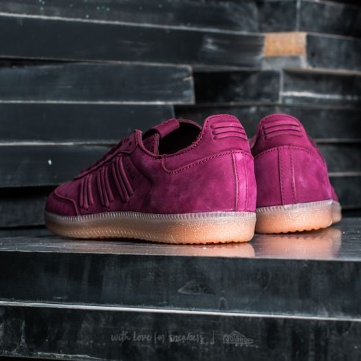 Women s shoes adidas Consortium Samba W x Maroon Maroon Cburgundy Footshop