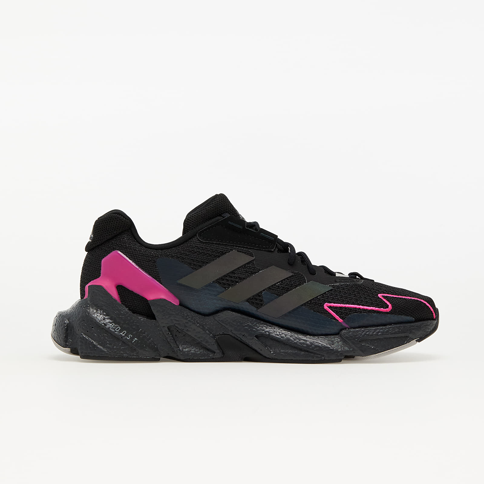 Adidas black clearance with pink